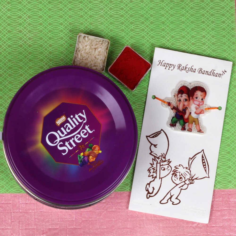 Quality Street Chocolate with One Kids Rakhi