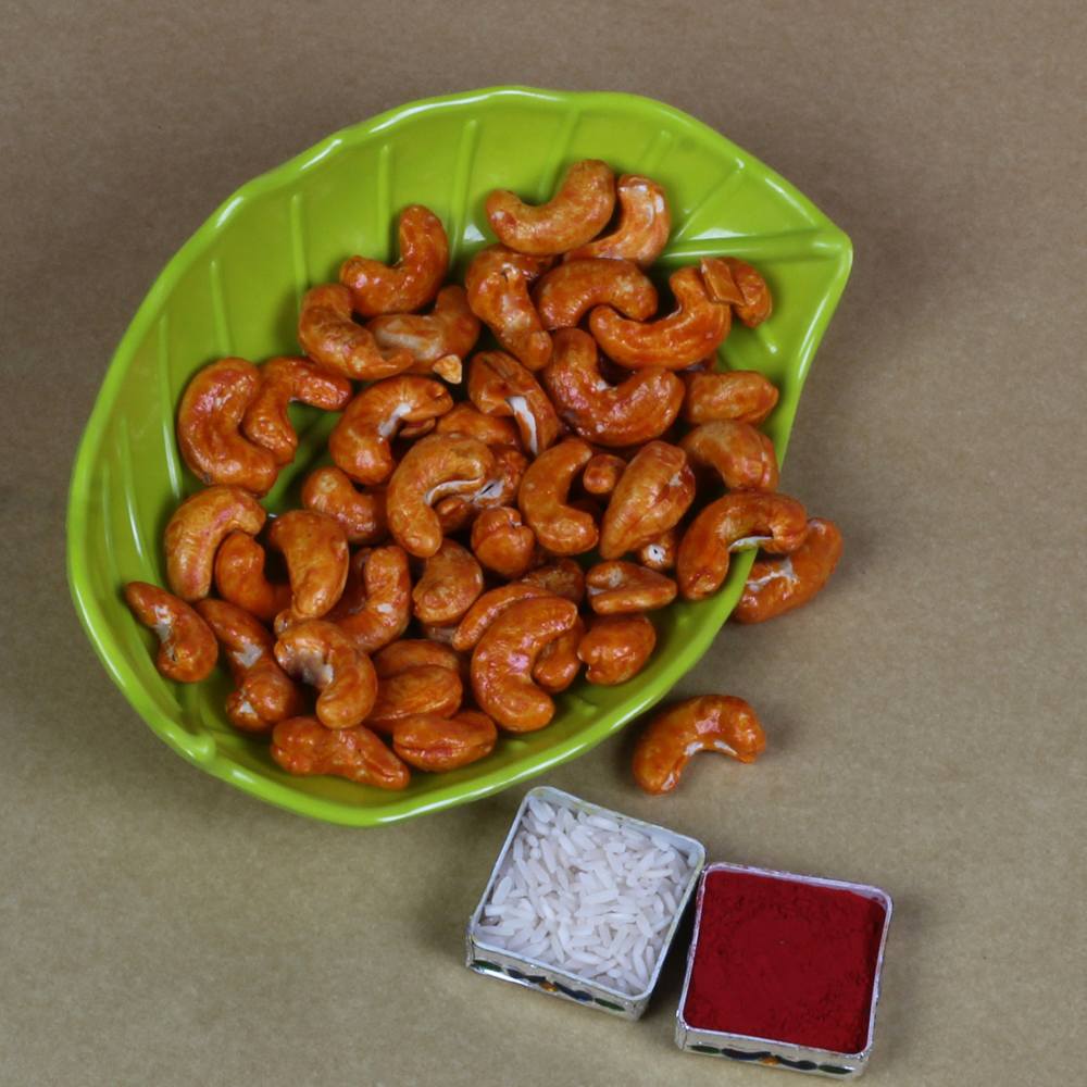 Cheese Flavor Cashews with Rakhi