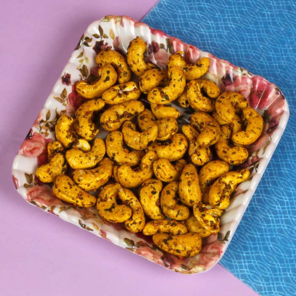 Garlic Flavor Cashews with Rakhi