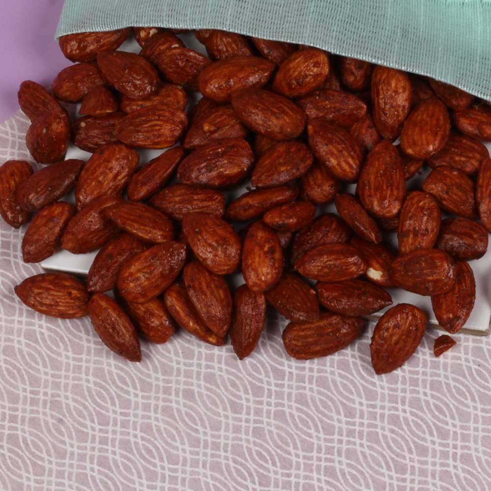 Peri-Peri Flavor Almonds with Rakhi