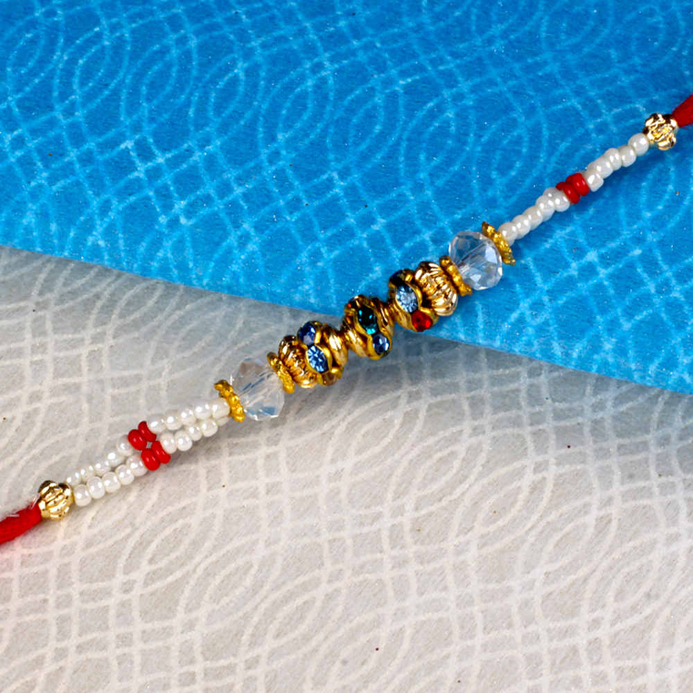 Fancy Multi Beads Rakhi