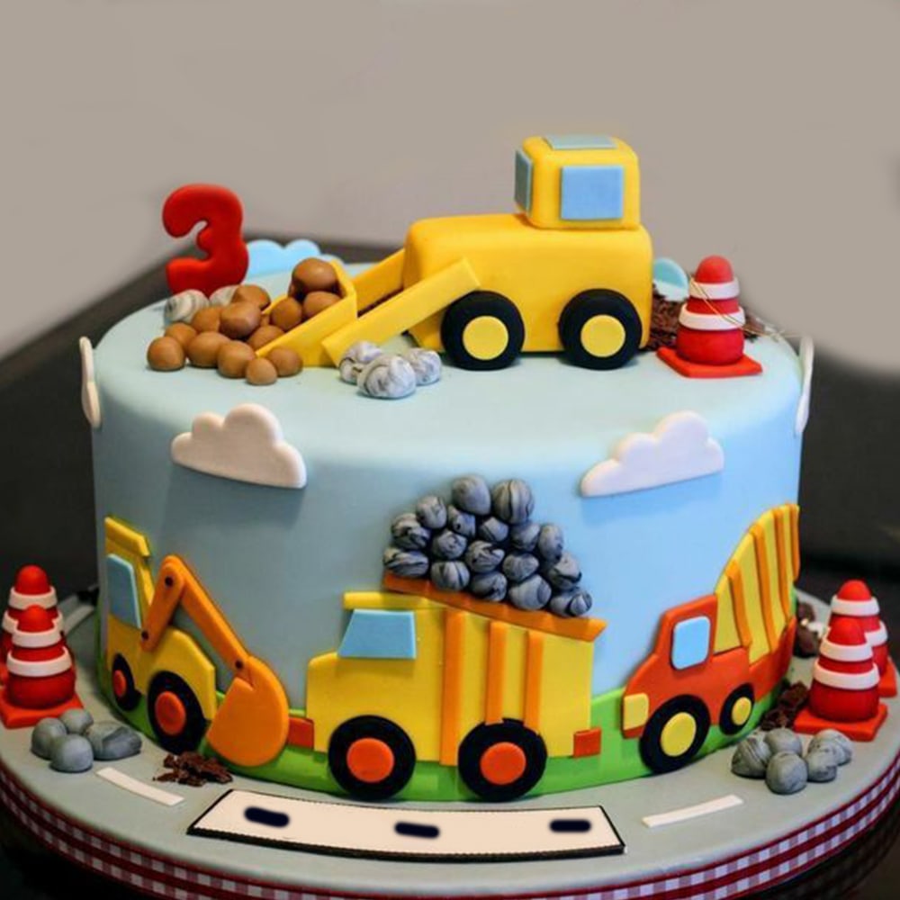 Designer Fondant Engineer Cake