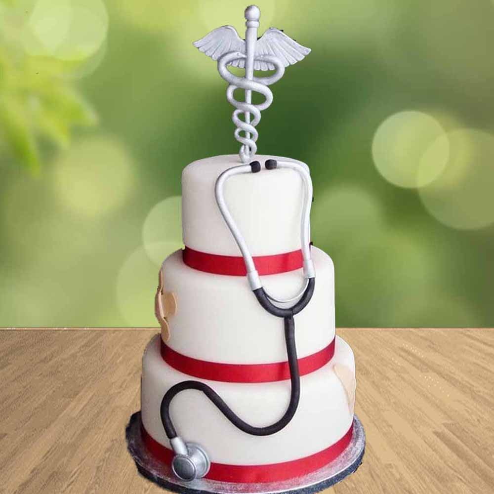 3 tier Doctors Theme Cake