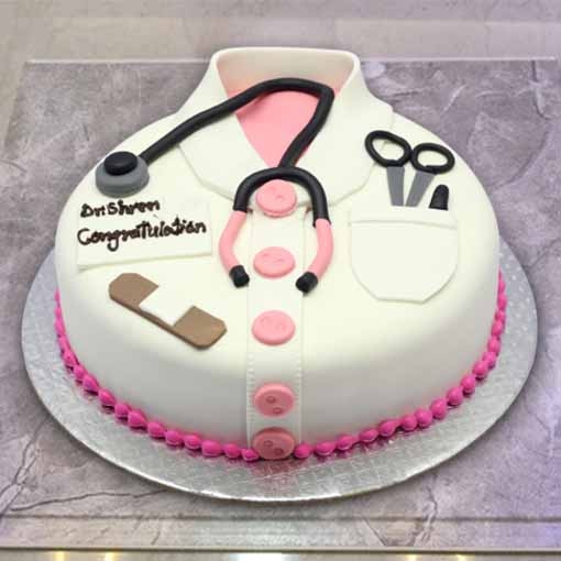 2 Kg Fondant Doctors Theme Cake