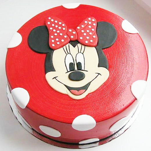 1 Kg Mini Mouse Face Cake