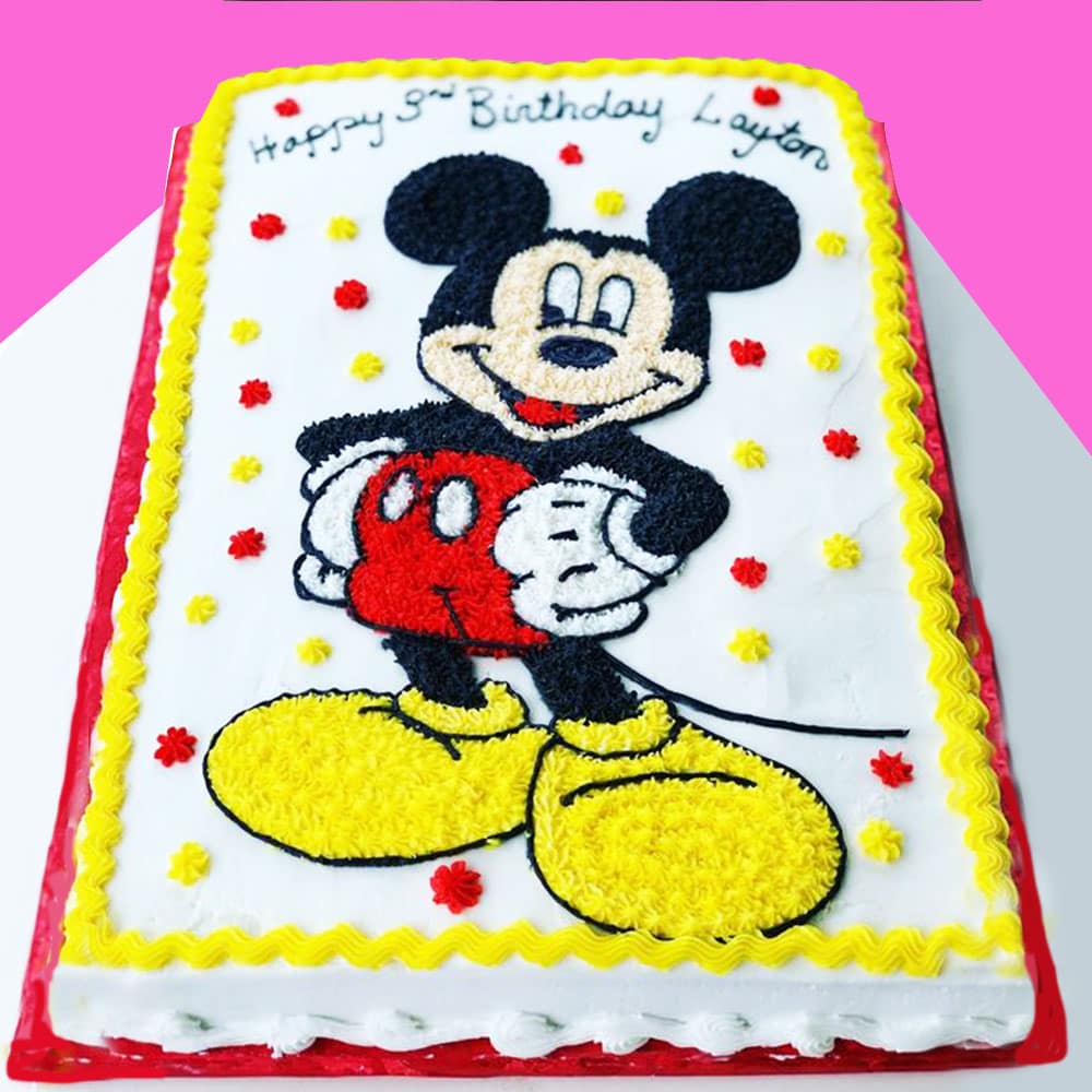 Big Mickey Mouse Birthday Cake