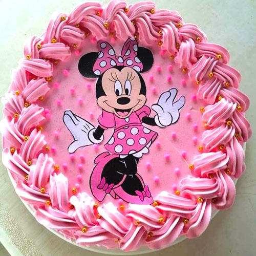 1/2 Kg Strawberry Mini Mouse Cake