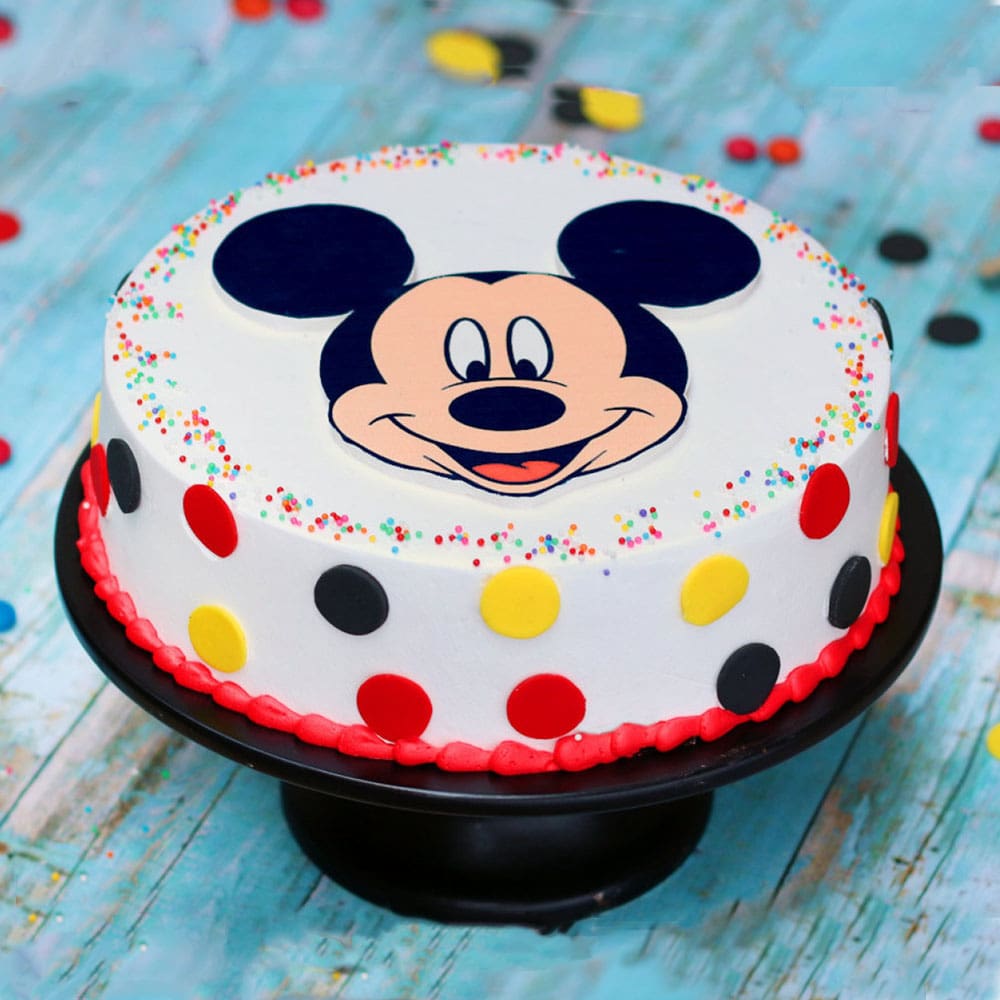 1/2 Kg Mickey Mouse Cake