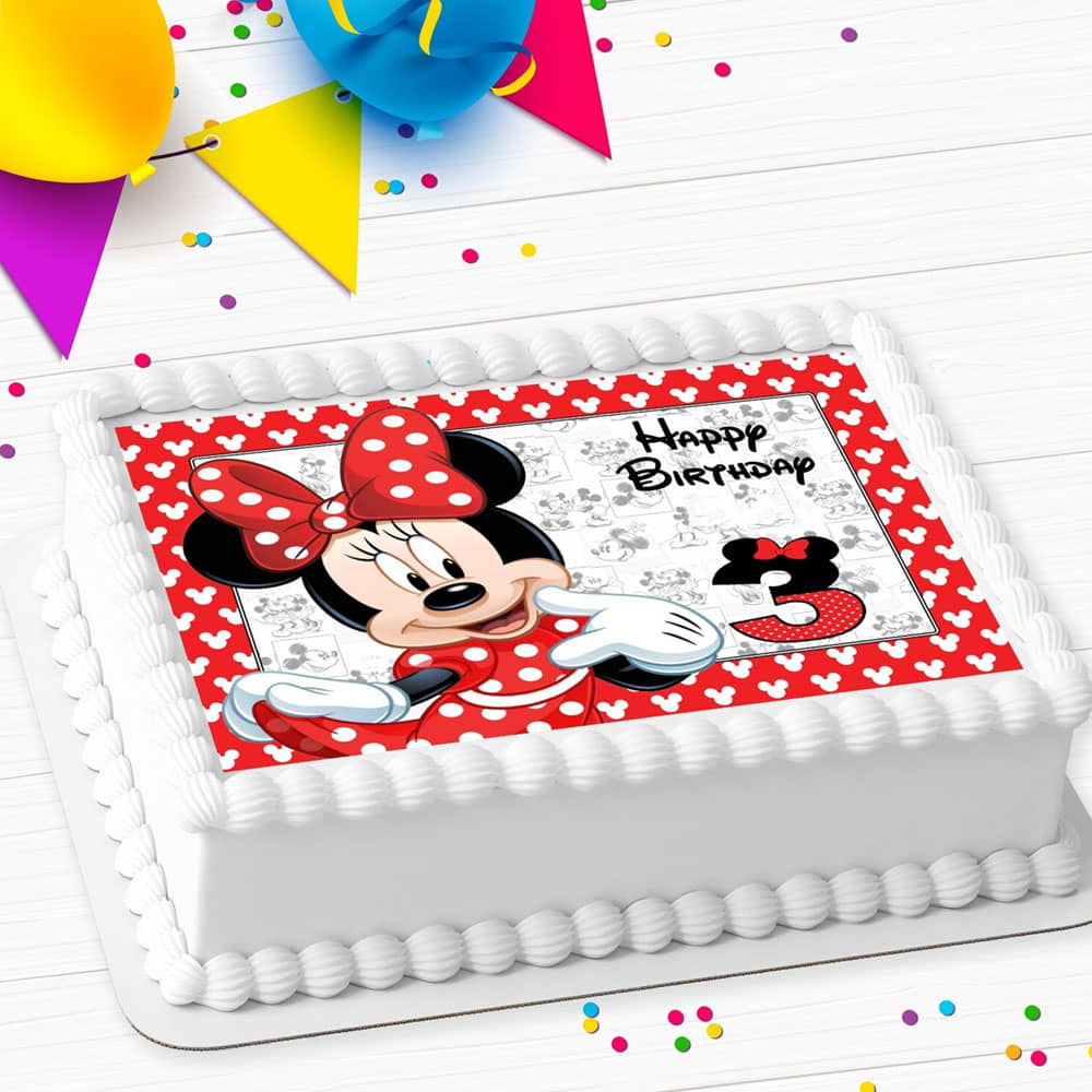 1 Kg Mini Mouse Photo Cake