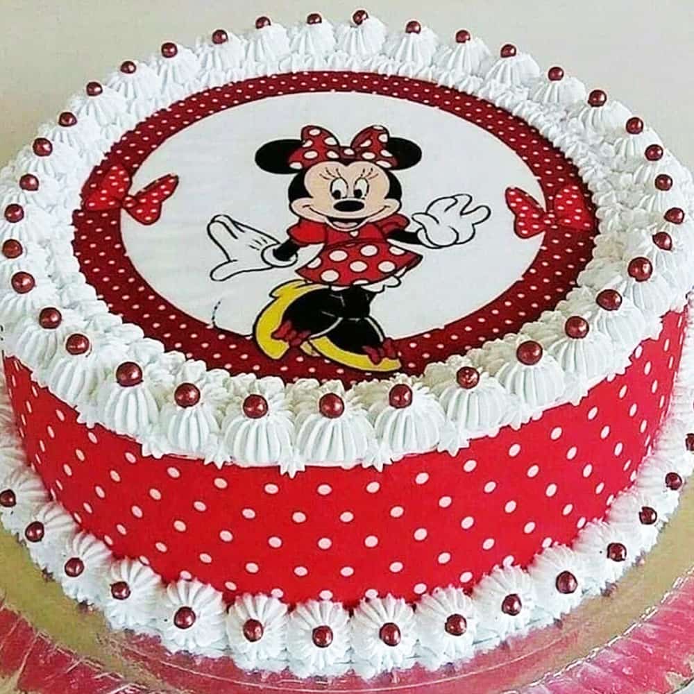 1 Kg Mini Mouse Photo Cake