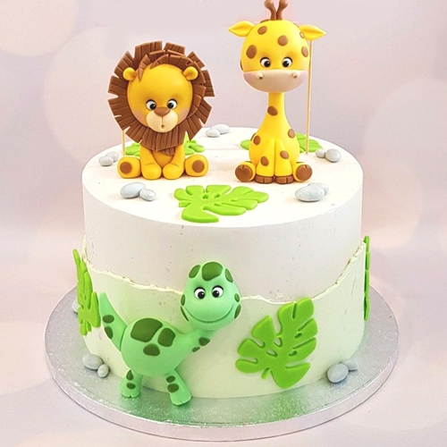 2 Kg Animal Jungle Theme Cake