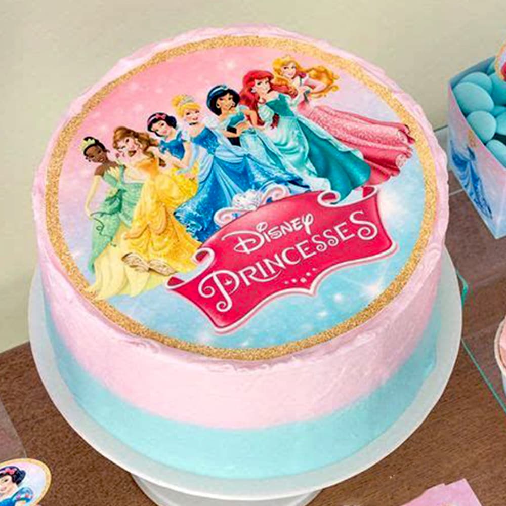 All Princess Together Photo cake