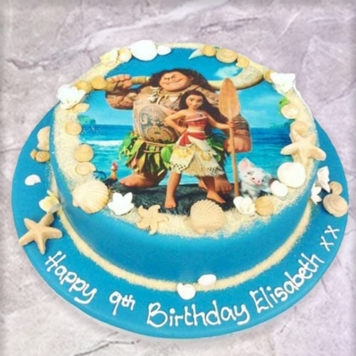 Moana disney Princess Cake