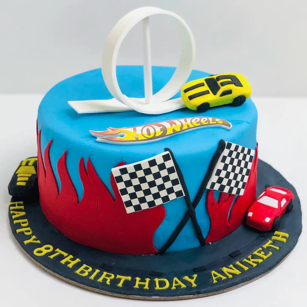 Hotwheel Theme Cake