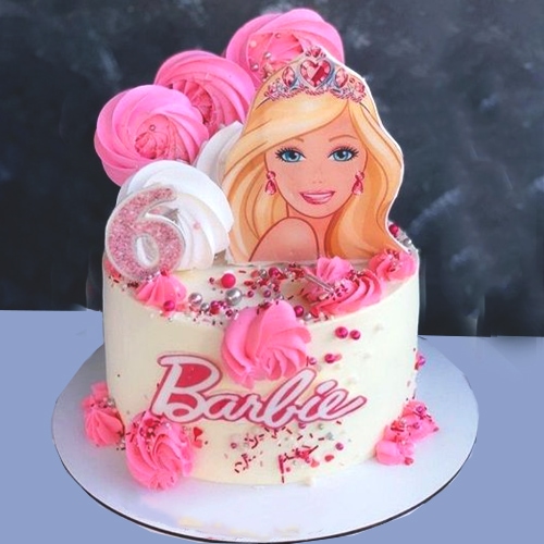 2 Kg  Barbie Cake