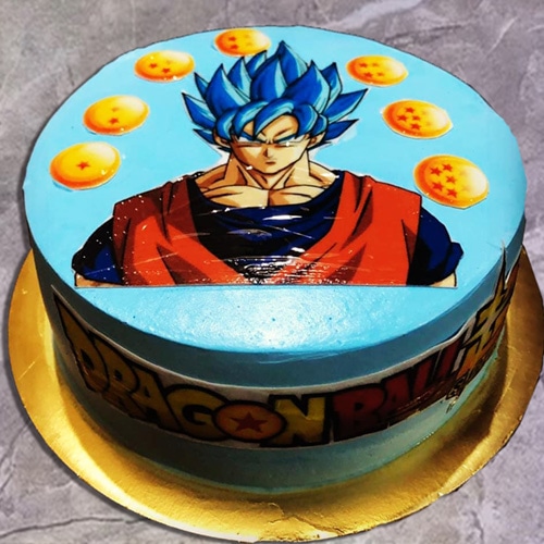 1 Kg DBZ Cartoon Cake