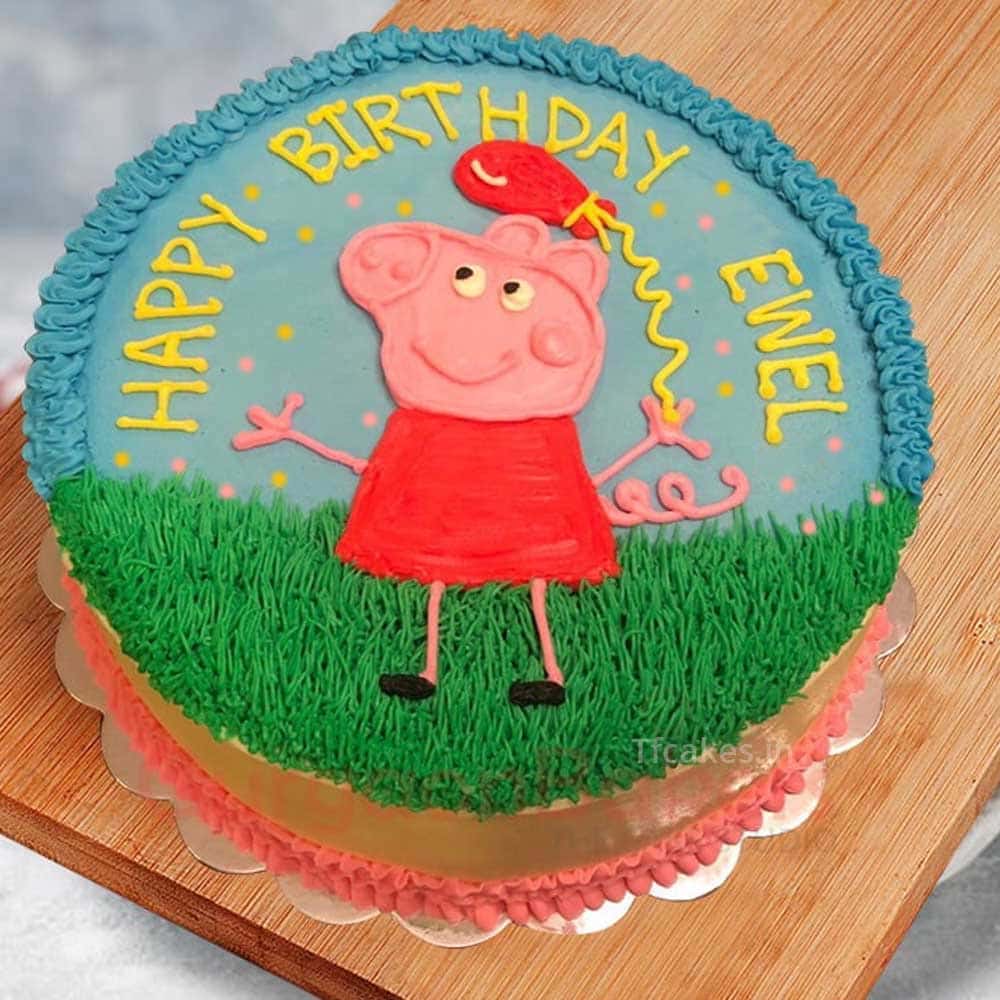 1 kg Peppa pig cake