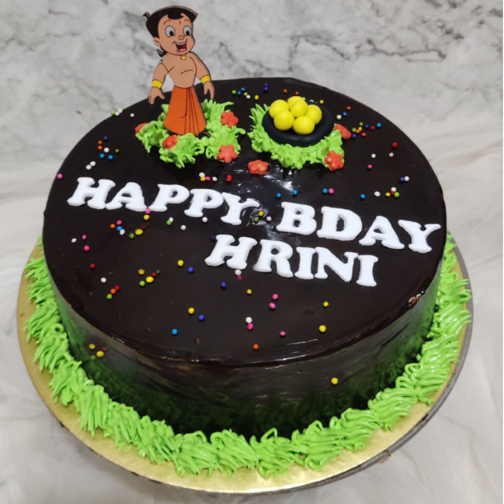 Chota Bheem Chocolate Cake