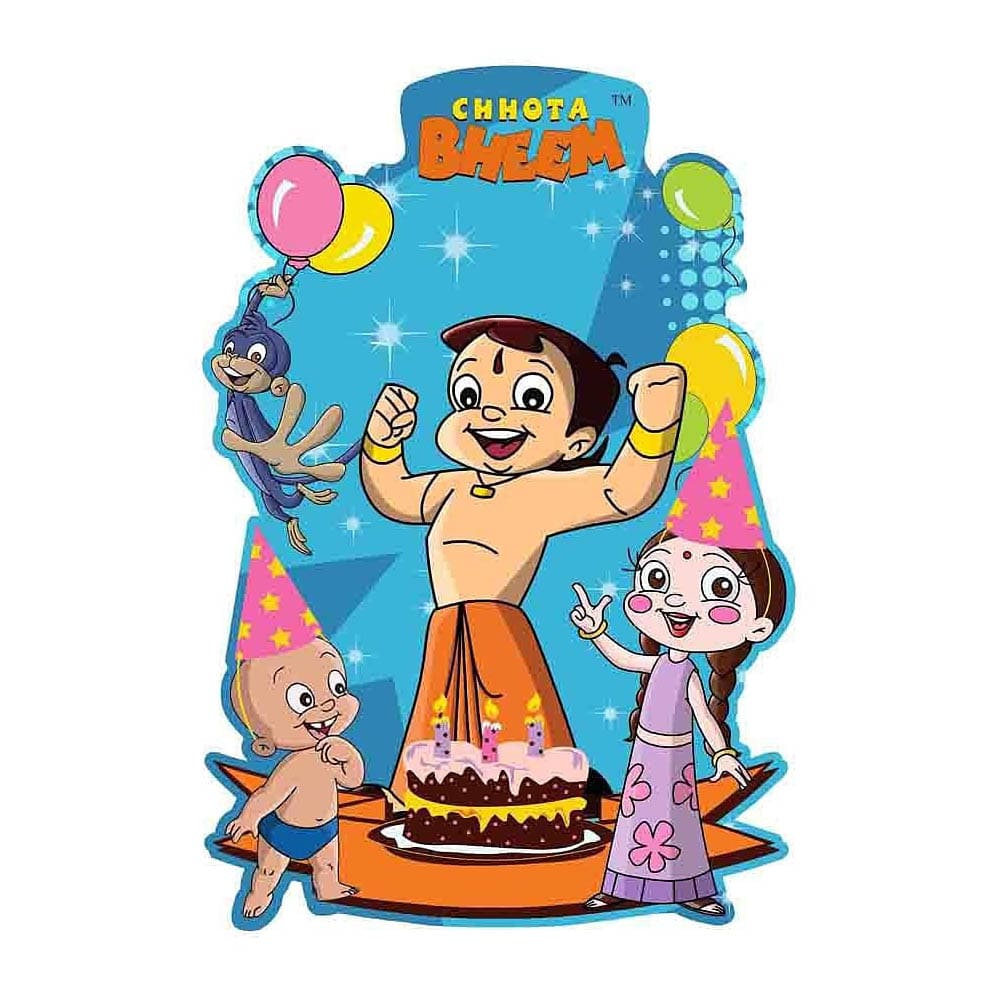 Chota Bheem Vanilla Flavour Photo Cake