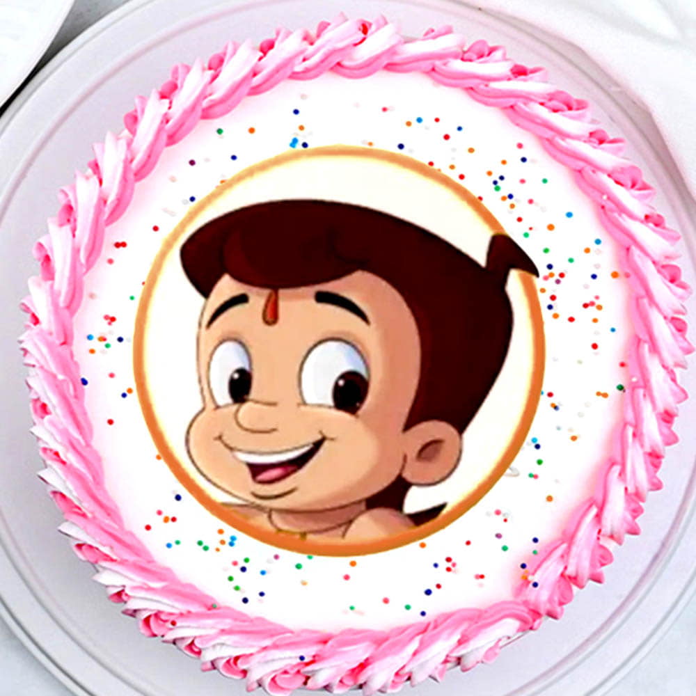 Chota Bheem Face Cake