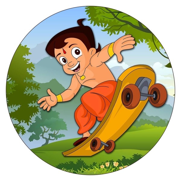 Chota Bheem Photo Cake