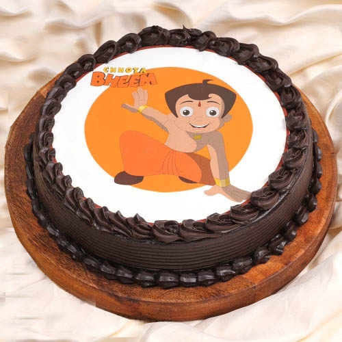 Chota Bheem Team Photo Cake