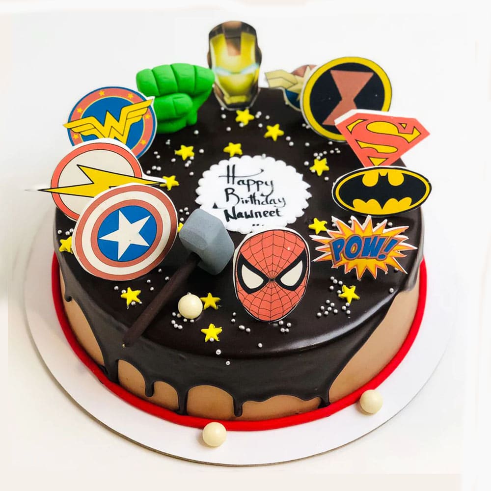All Avenger Sign Cakes 