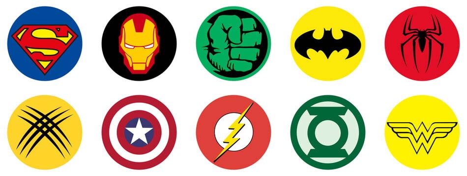 All Avenger Sign Cakes 