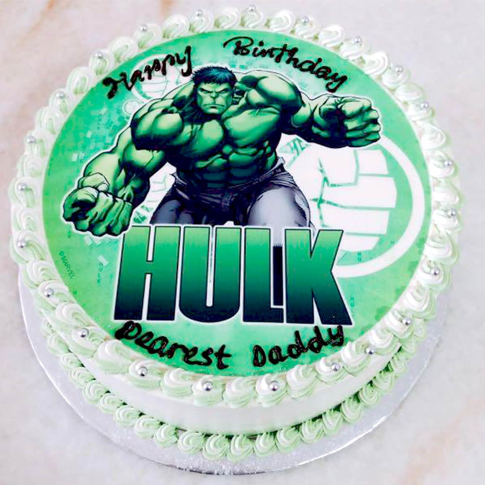 Avenger Hulk  Cakes