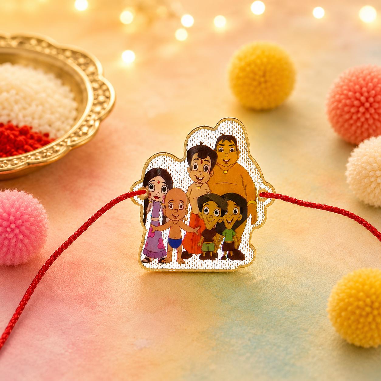 Chhota Bheem Team Rakhi for Kids