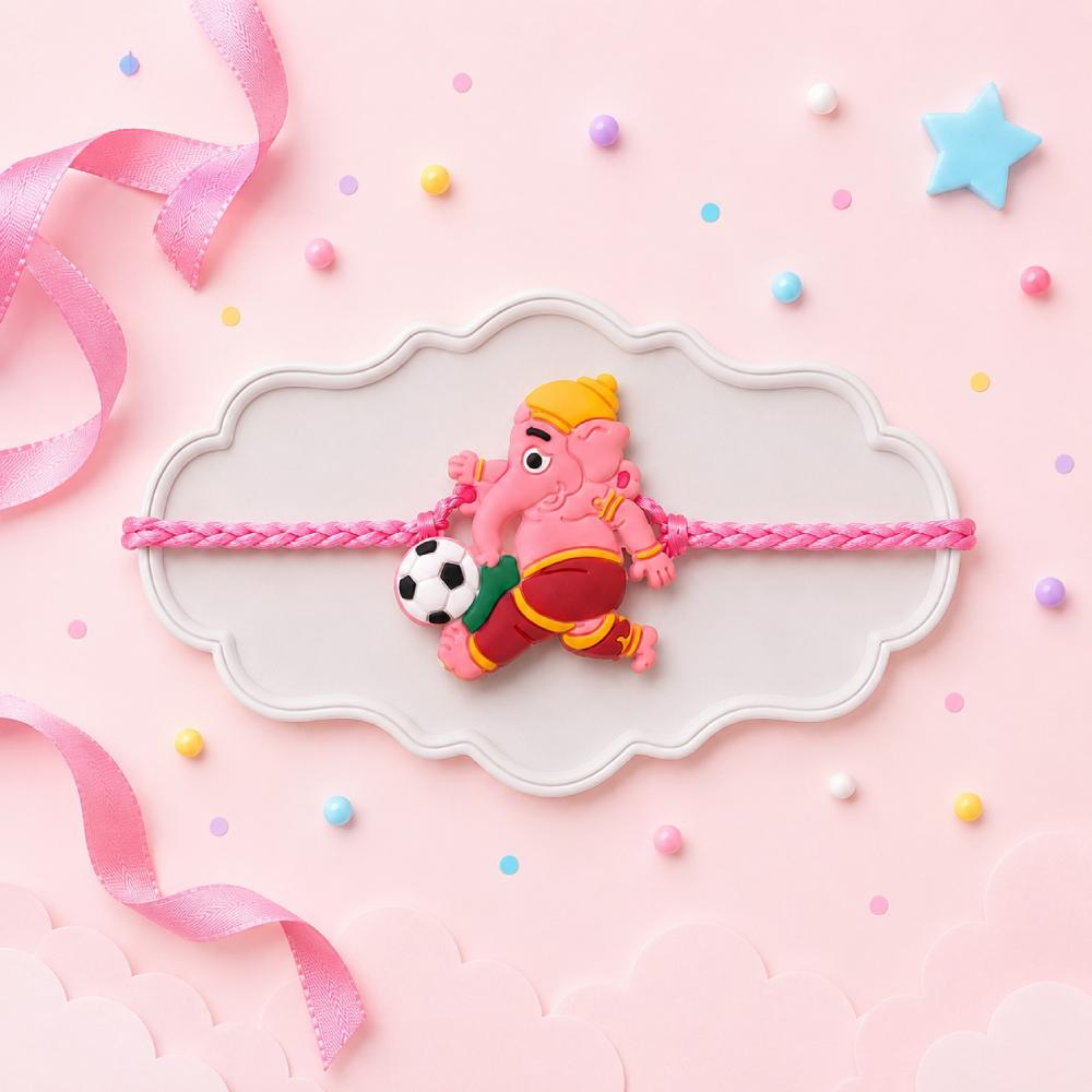 Cartoon Ganesha Rakhi for Kids