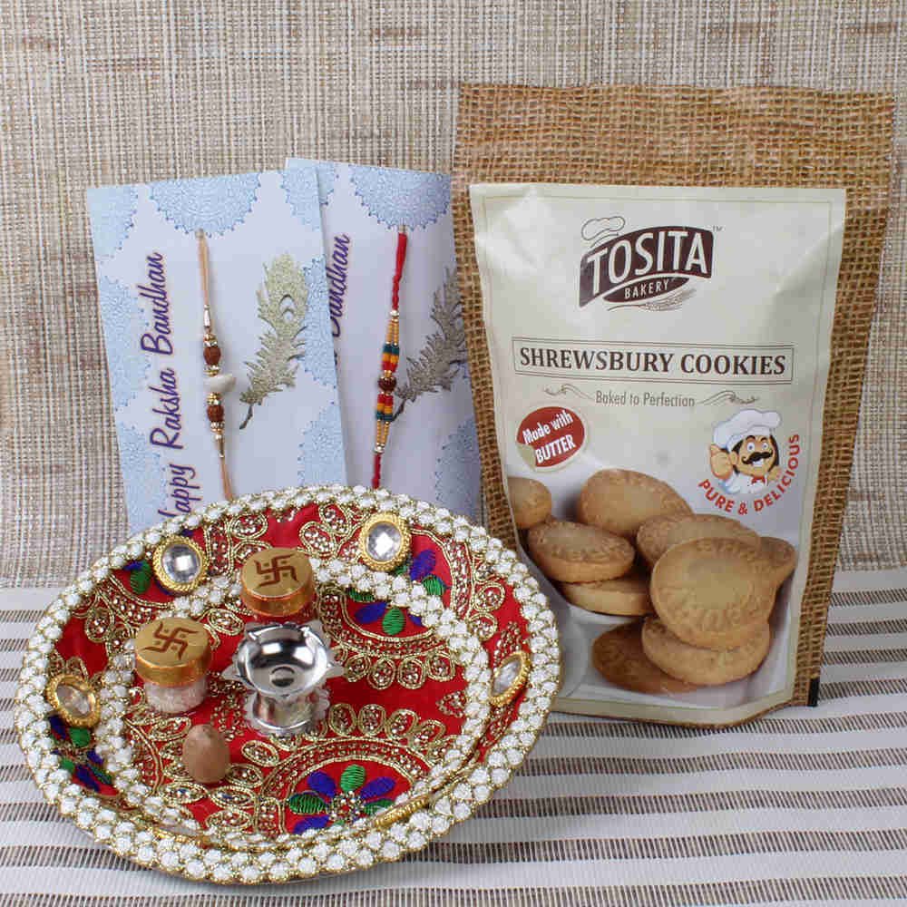 Puja Thali Hamper for Bhai