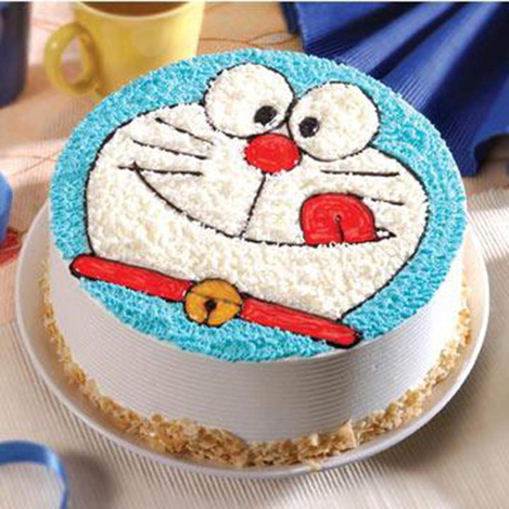 Doraemon Vanilla Cake for Mumbai