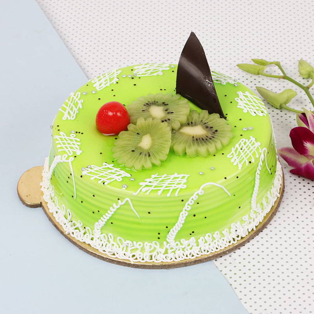 Kiwi Vanilla Cake for Mumbai