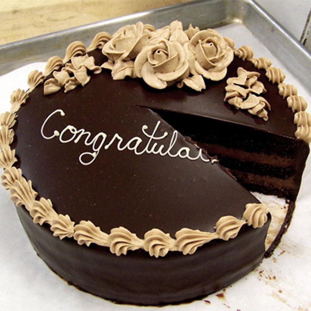 Congratulations Chocolate Cake for You for Mumbai