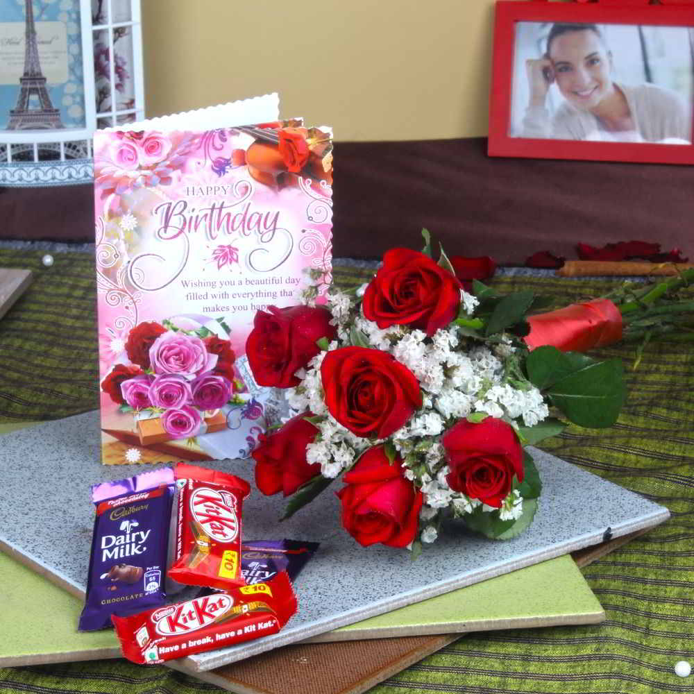 Birthday Gift Token with Chocolates for Mumbai
