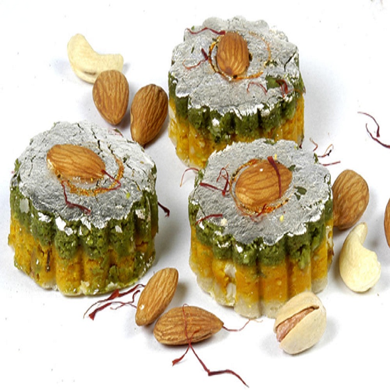 Kaju Kesar Pista Flowers(400 gms)