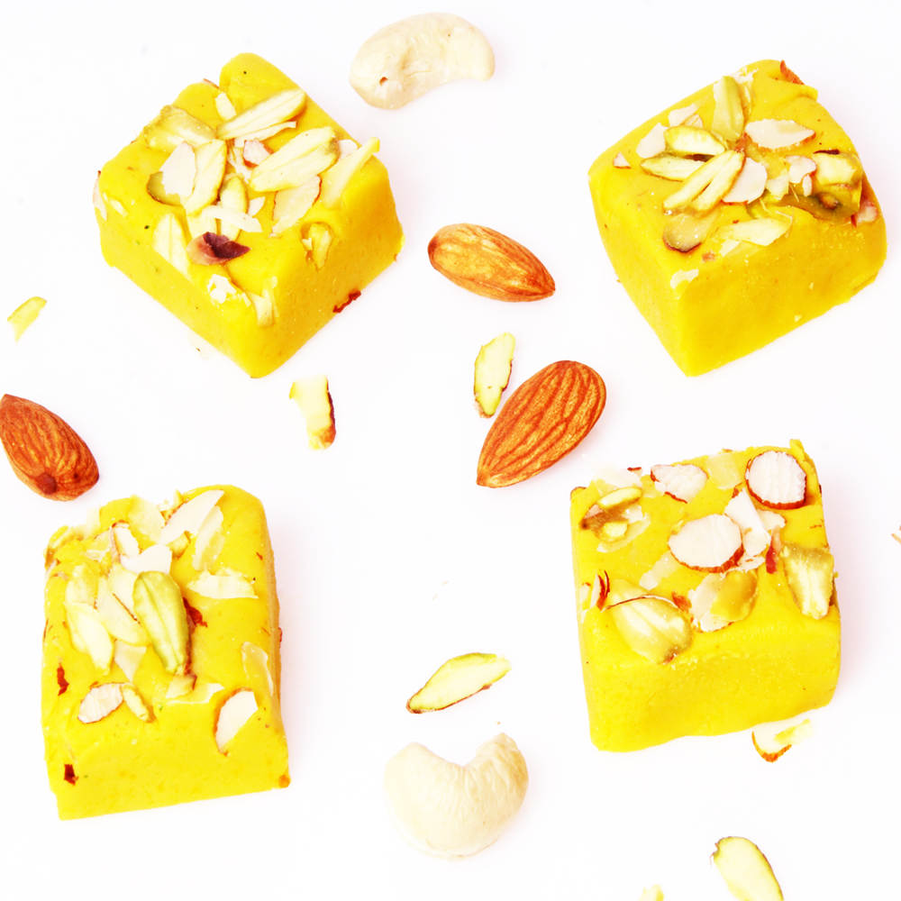 Kesar mawa barfi 400 gms