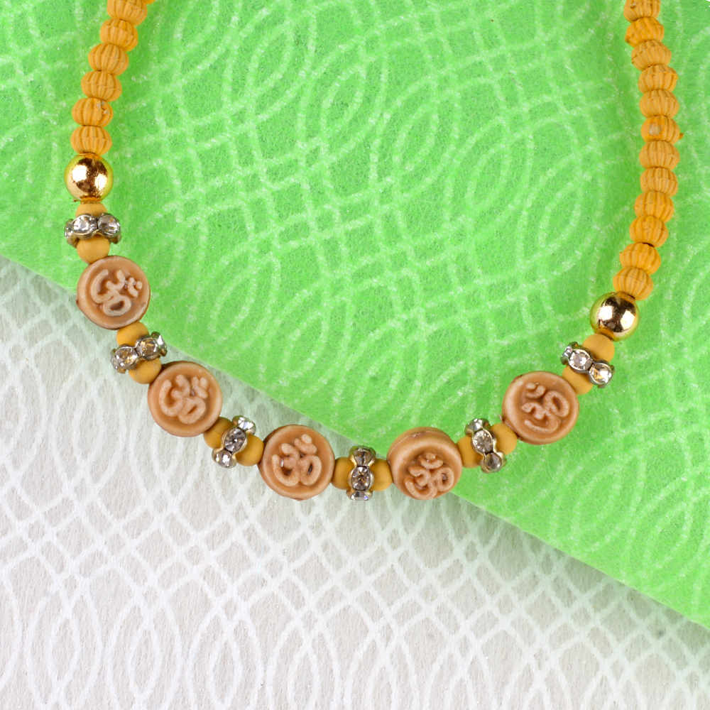 Om Bracelet Rakhi