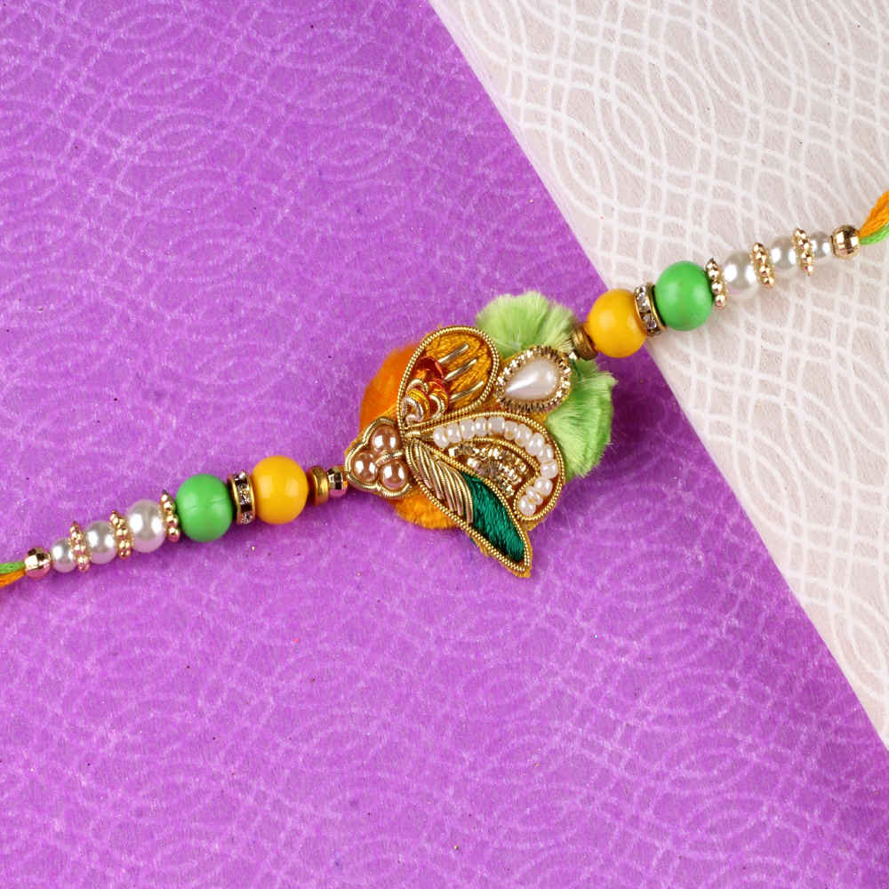 Stunning Zardosi Rakhi