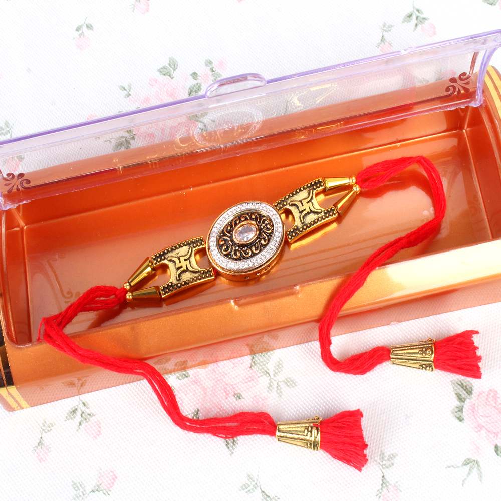 Antique Braclet Design Rakhi 
