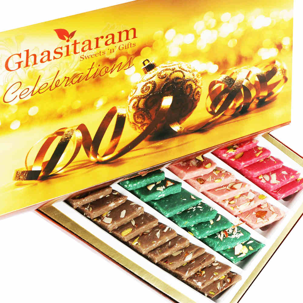 Ghasitarams Sweets Exotic Assorted Katlis Box -400 gms
