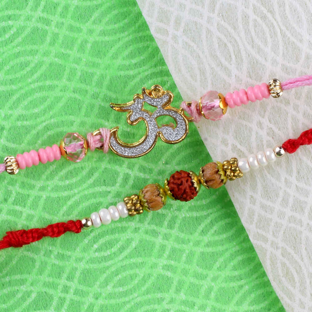 Om Rakhi and Rudraksha Rakhi