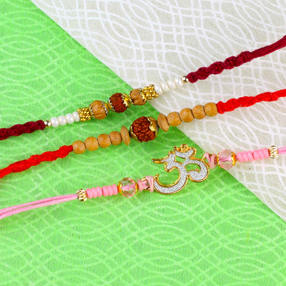 Set Of Three Special Spiritual Rakhis