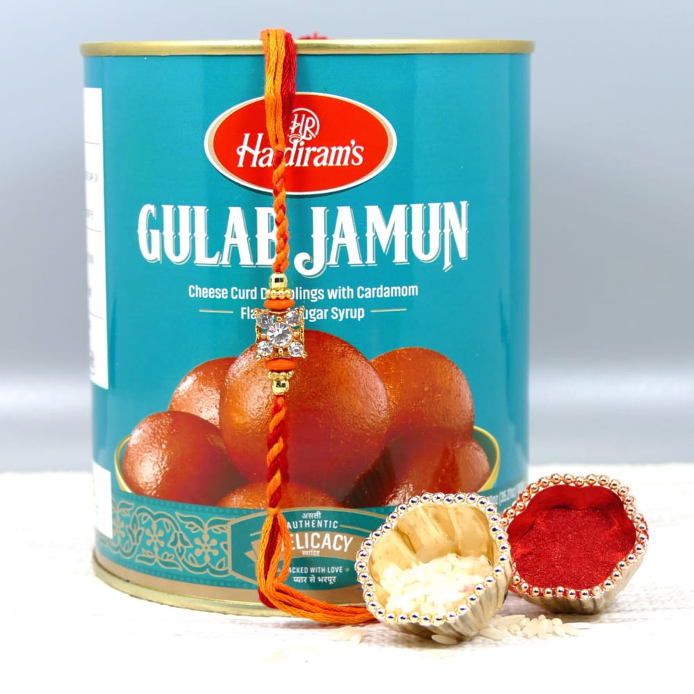 Rakhi With Gulab Jamun - Canada