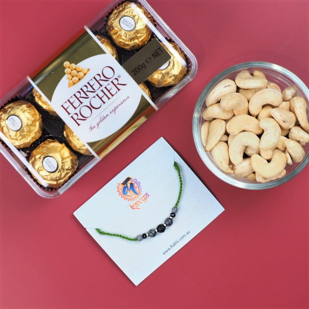 Stone Rakhi Festive Hamper - For UAE