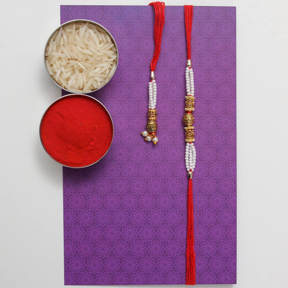 Bhaiya Bhabhi Rakhi Set - For UAE