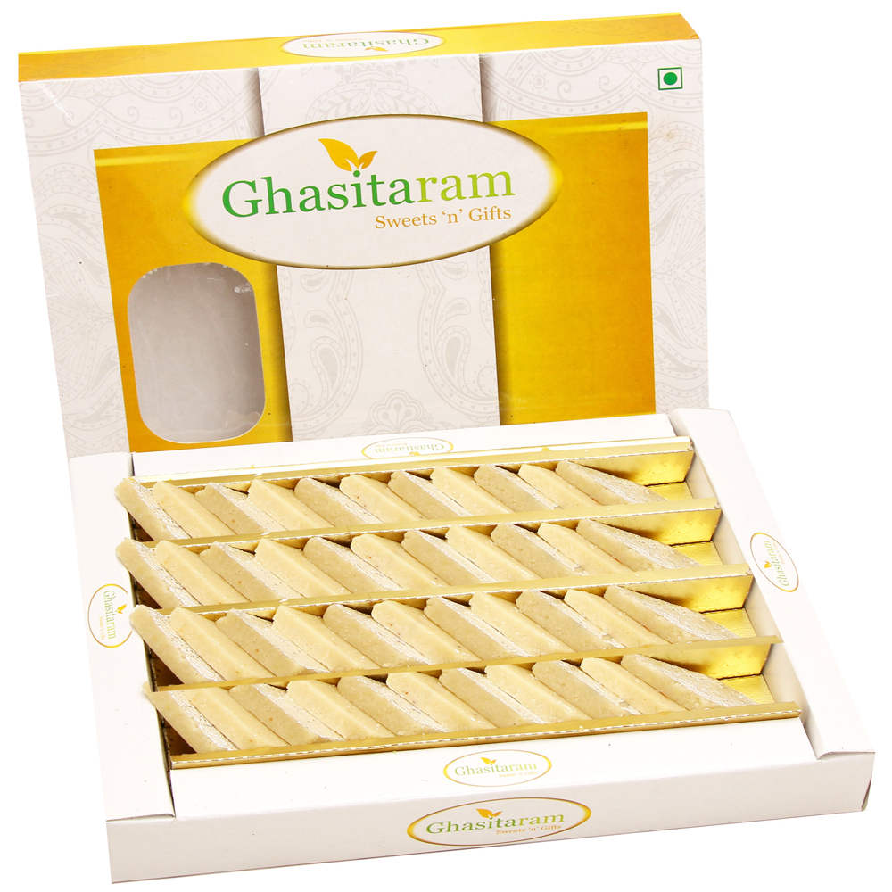 Ghasitarams Sugarfree Pure Kaju Katlis Box 400 gms