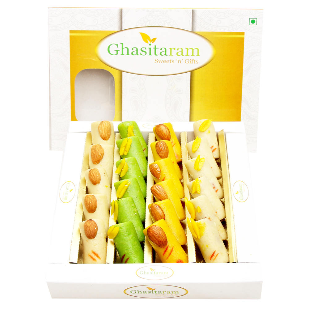 Ghasitaram's Sugarfree Assorted Rolls Box 400 gms