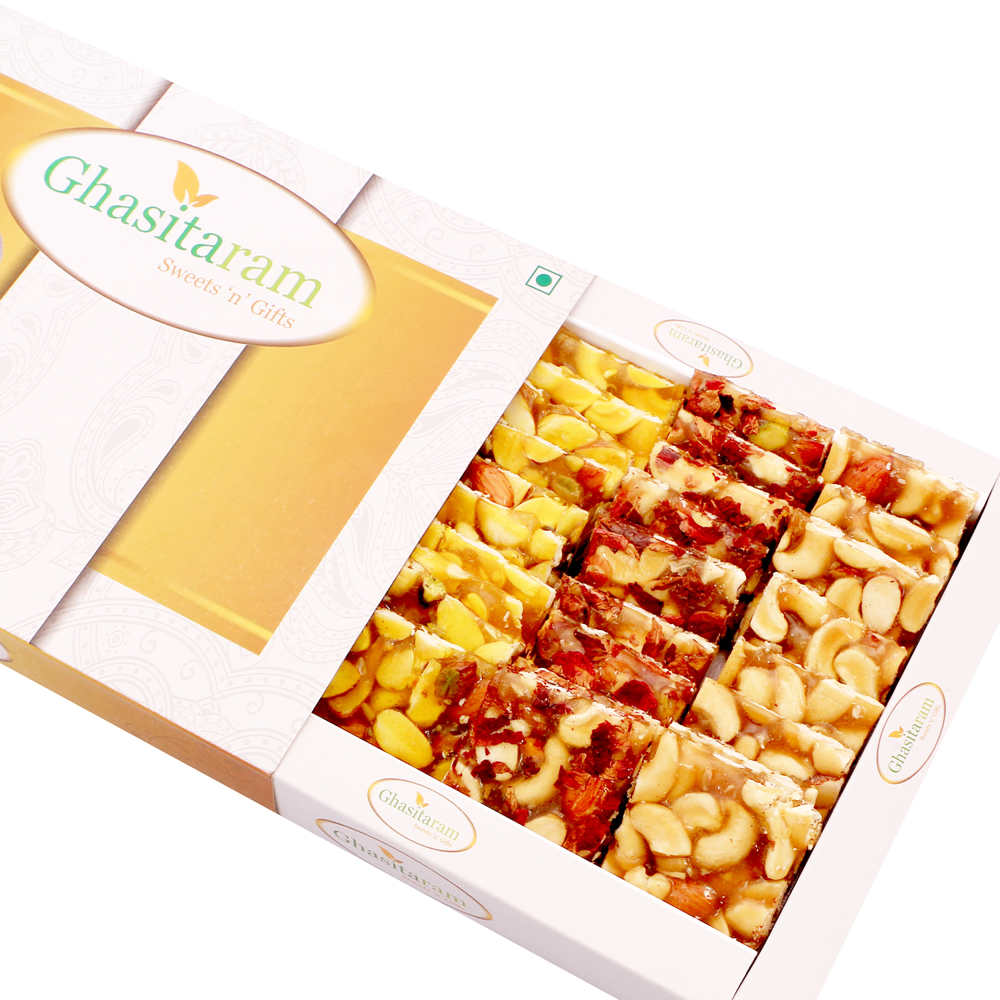 Ghasitaram's Assorted Chikki in White Box